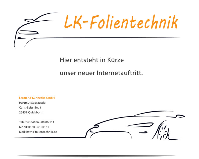 LK Folientechnik - Hier entsteht eine neue Internetprsenz